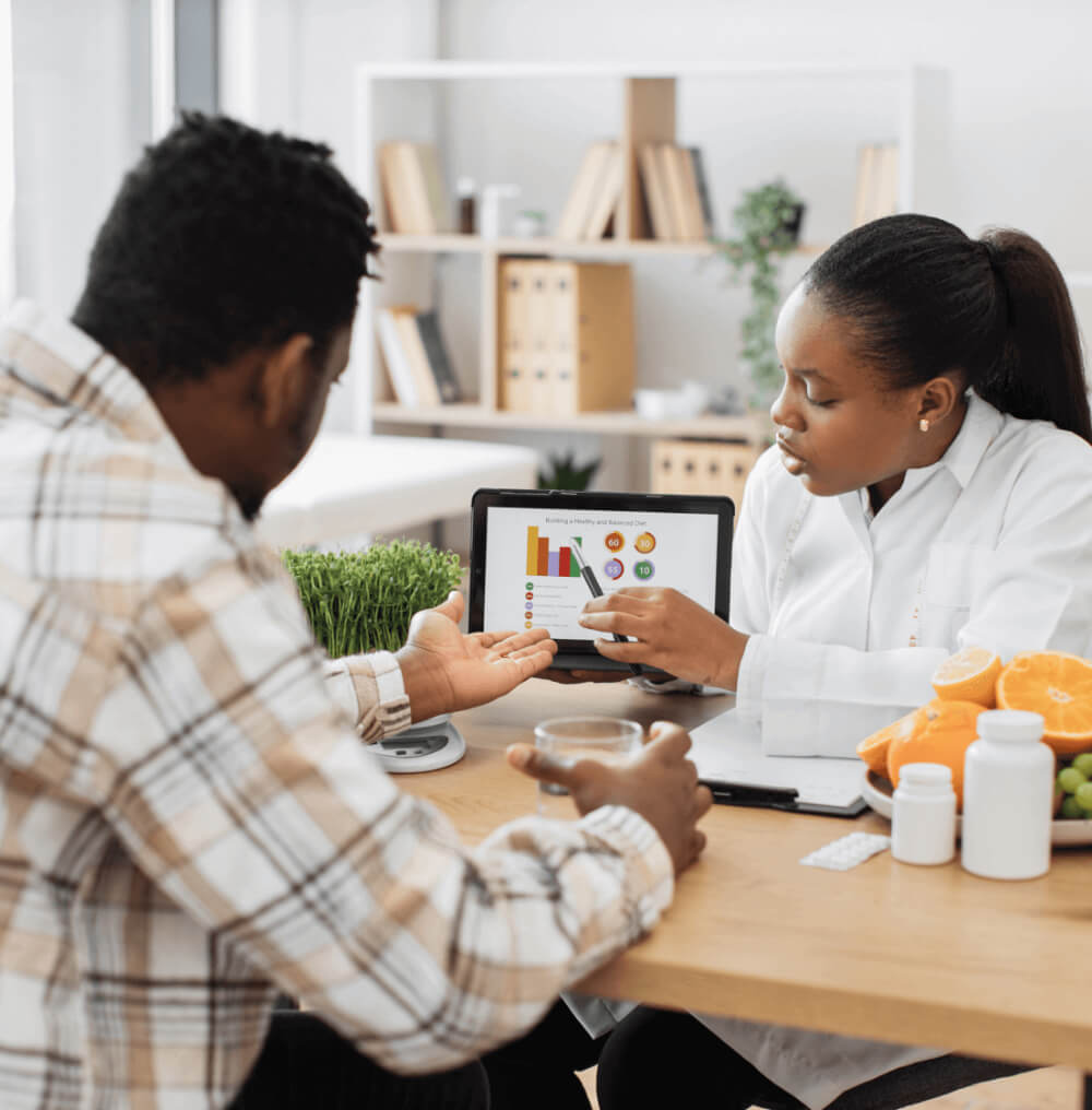 Nutritionist services for adults